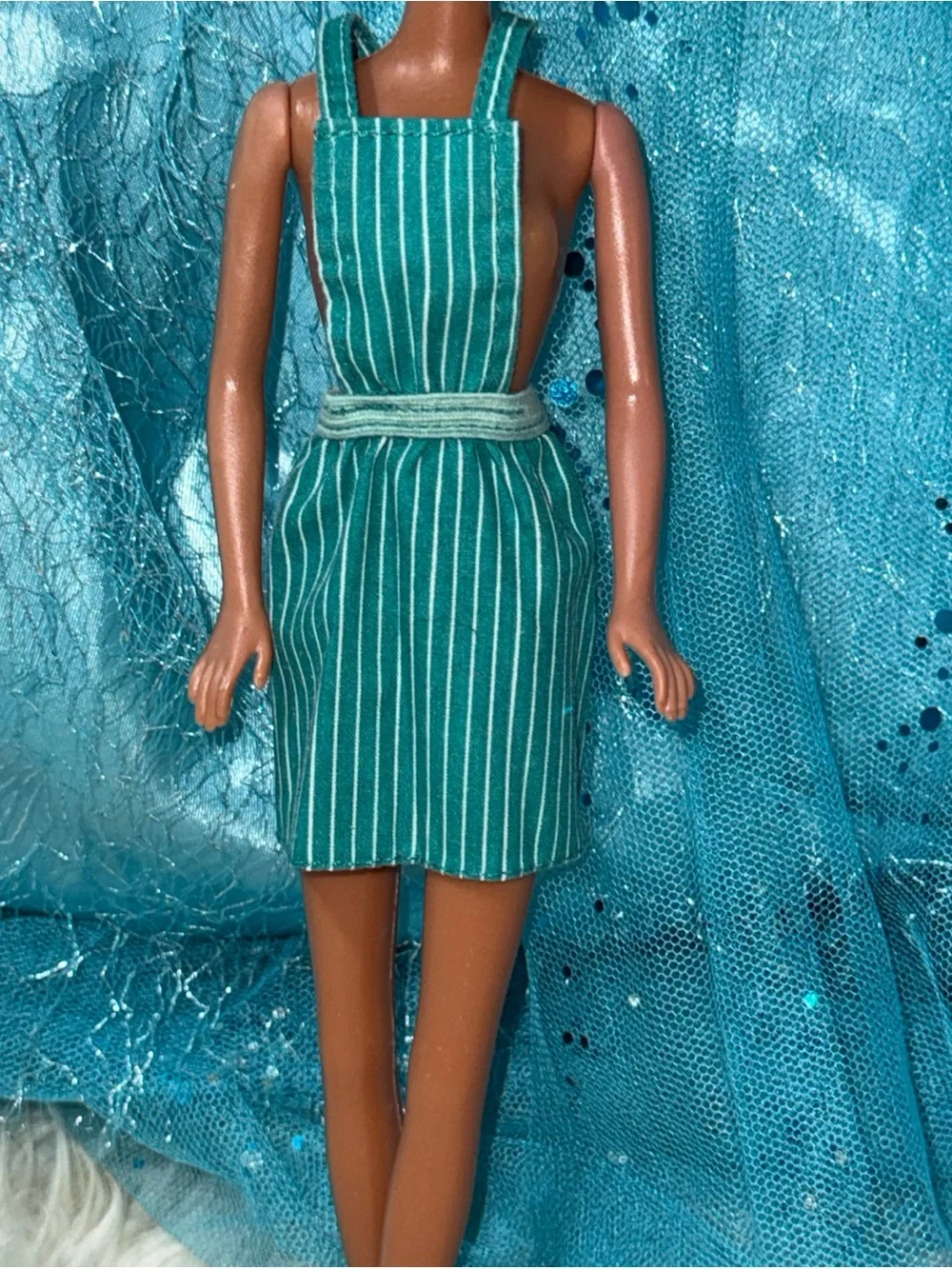 1970’s Barbie apron stripped Mattel